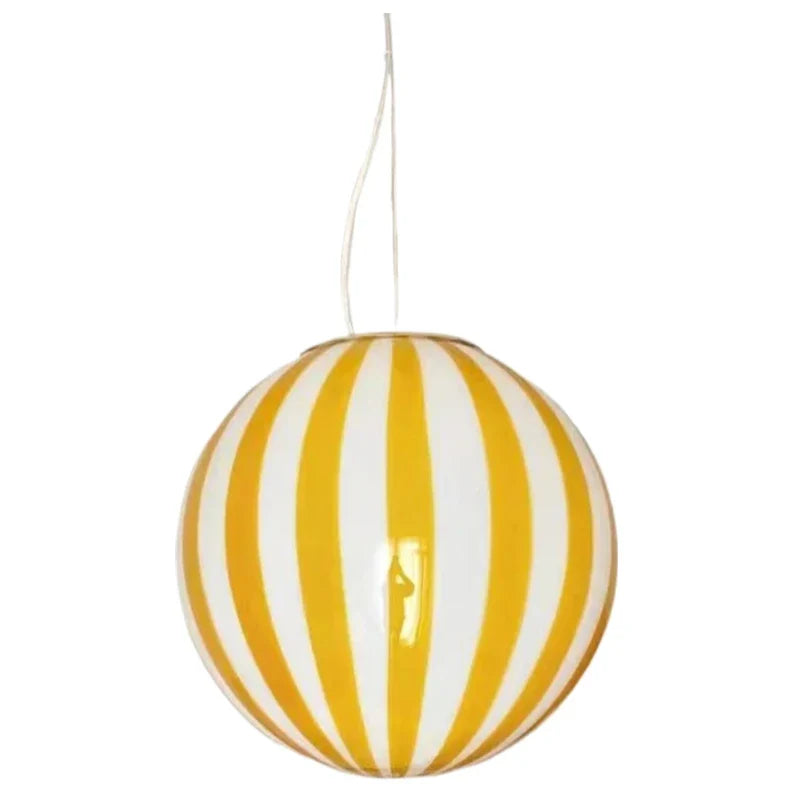 Modern Colorful Glass Ball Pendant Light