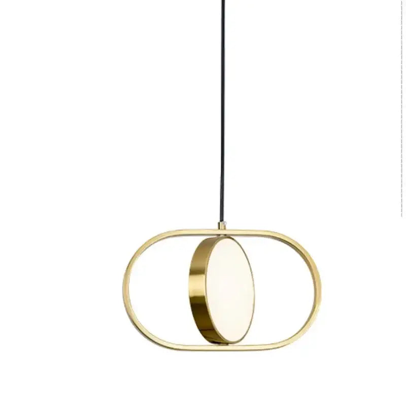 Modern gold pendant lights with oval shape frosted glass diffuser and black accents ideal for kitchen decorbites lighting