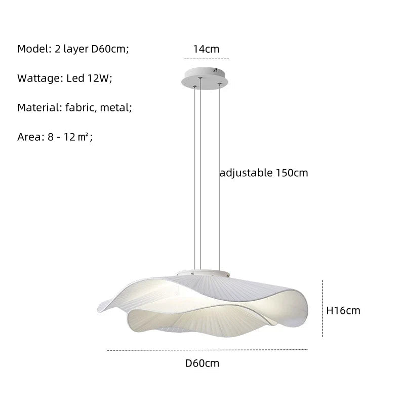 Modern Nordic Fabric Pendant Light - Decorbites