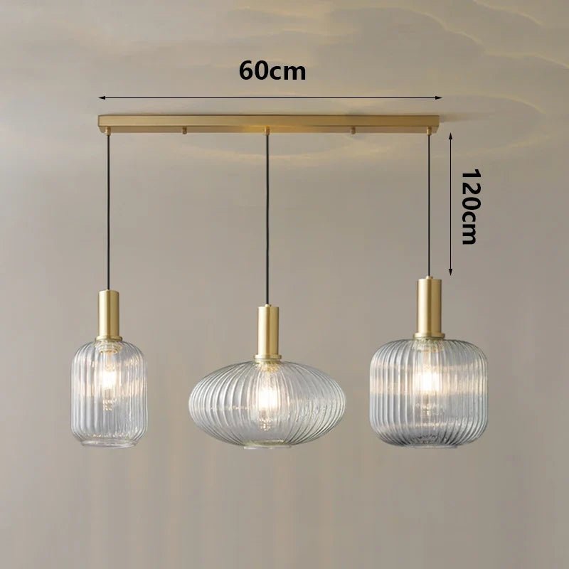 Modern Ring Glass Pendant Light - Decorbites