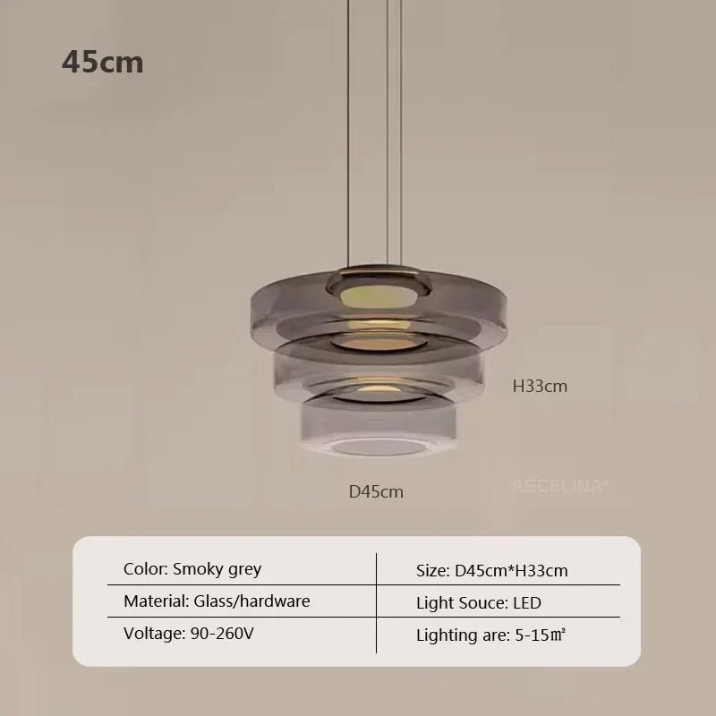 Nordic Glass Pendant Light in Green or Gray - Decorbites