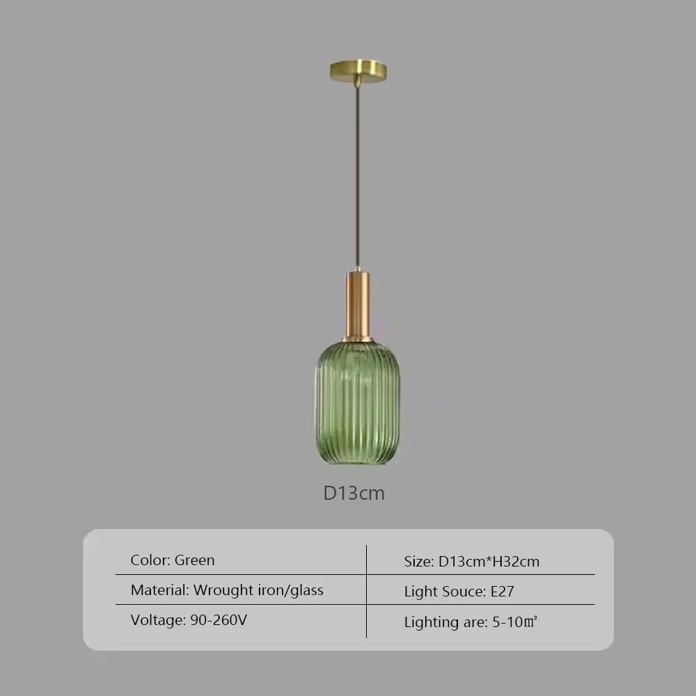 Nordic Japanese Glass Pendant Light - Decorbites
