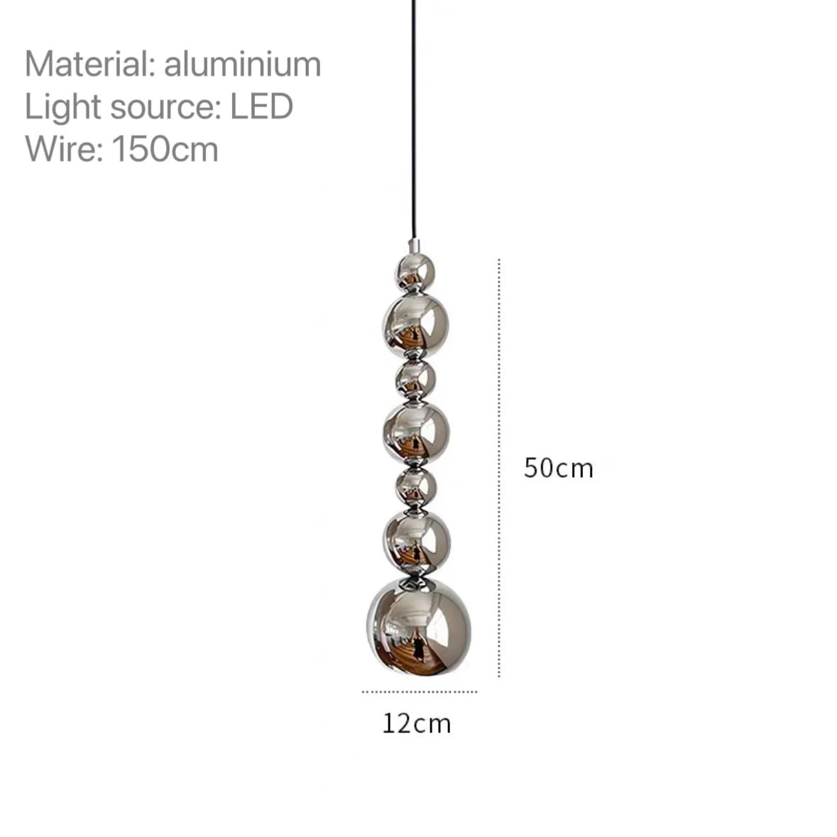 Nordic Modern Bedroom Bedside Multi Ball Pendant Lamp Creative Living Room Restaurant Bar Kitchen Gourd Hanging Lights Lighting - Decorbites