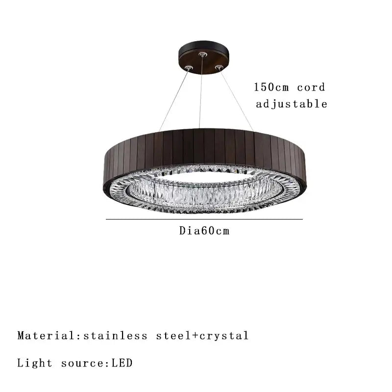 Modern pendant light with a dark brown stainless steel frame and gray glass large ceiling design for stairwell lobby