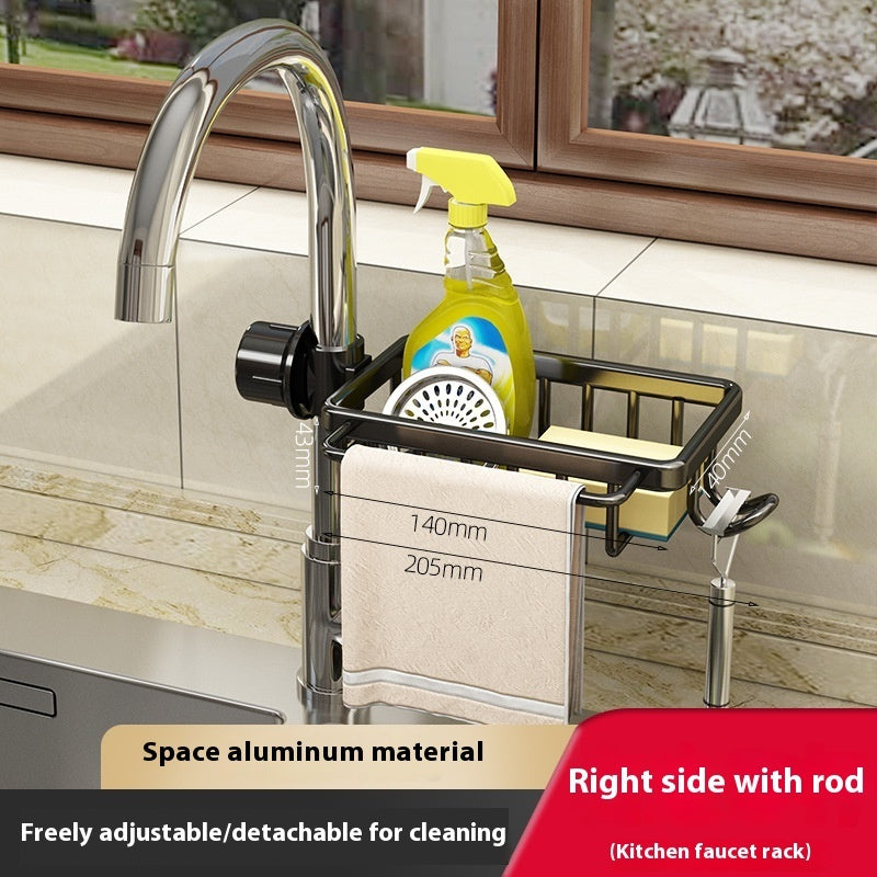 Kitchen Faucet Scullery Multifunctional Storage Rack