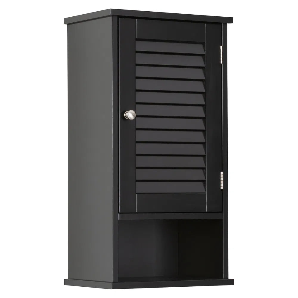White Louvered Medicine Cabinet