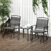 Outdoor Rattan Glider Chairs