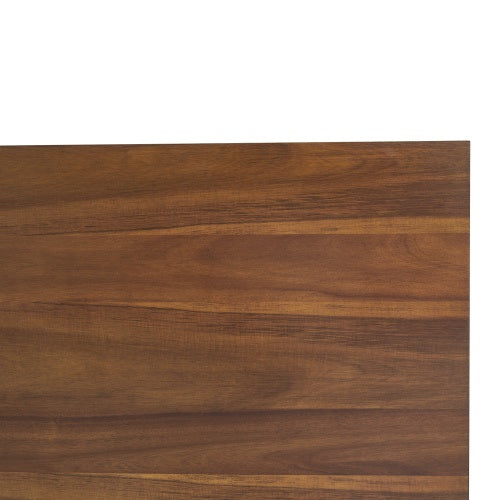 Walnut Metal Dining Table