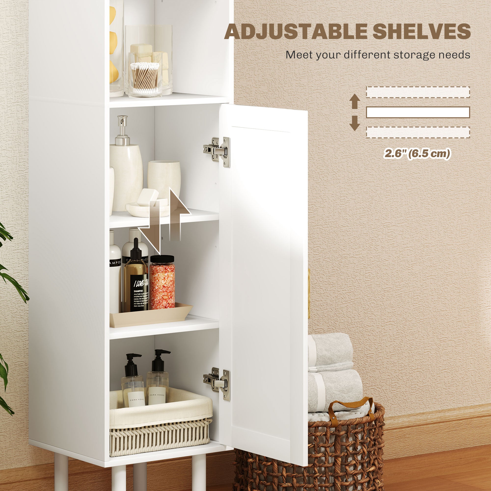 Rattan Door Bathroom Cabinet