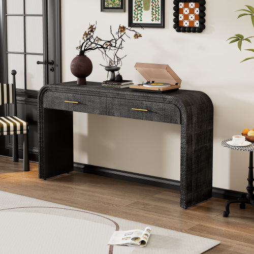 Black Vintage Console Table