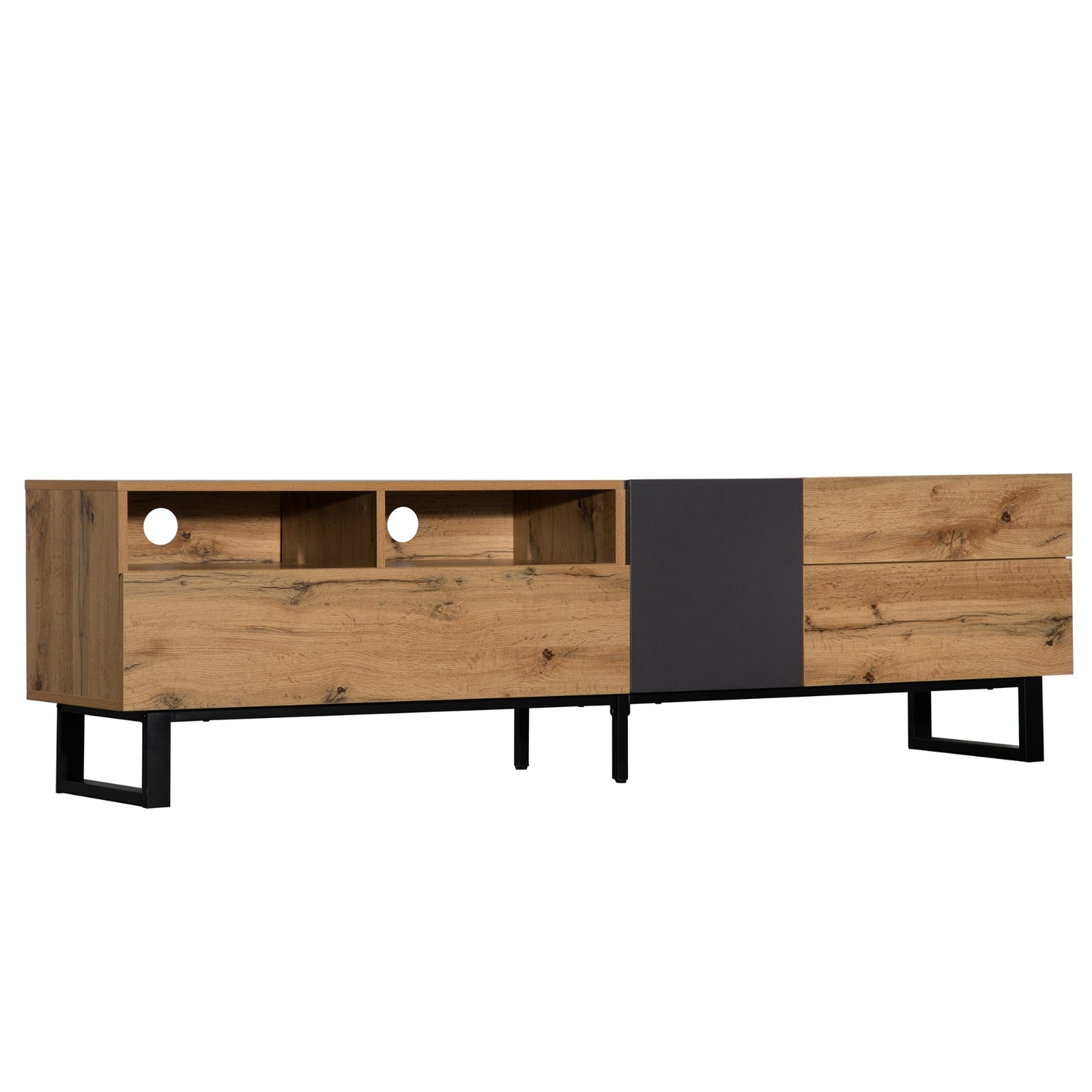 Natural Wood TV Stand