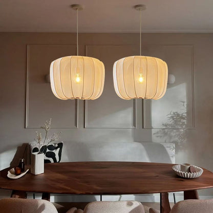 Clothing Store Style Cloth-craft Hanging Lamp