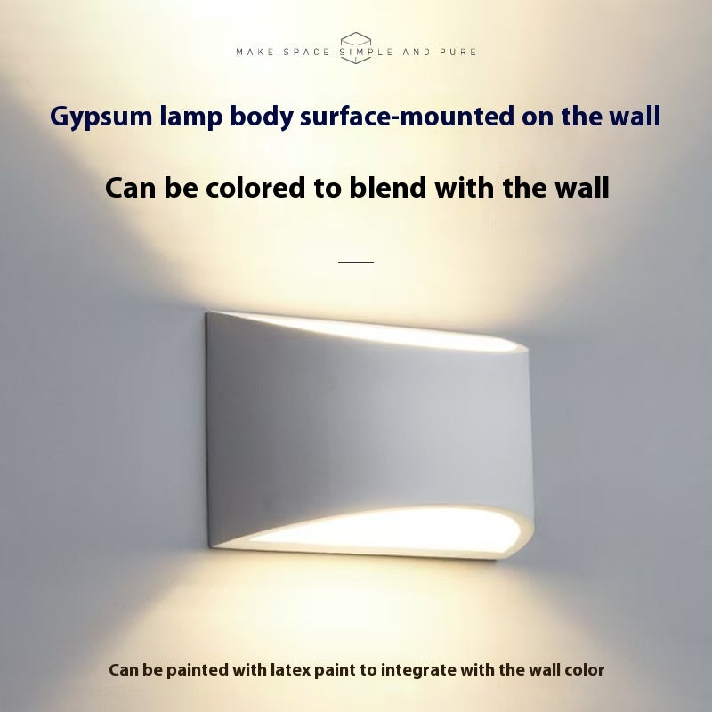 Plaster Wall Lamp Simple Nordic Atmosphere