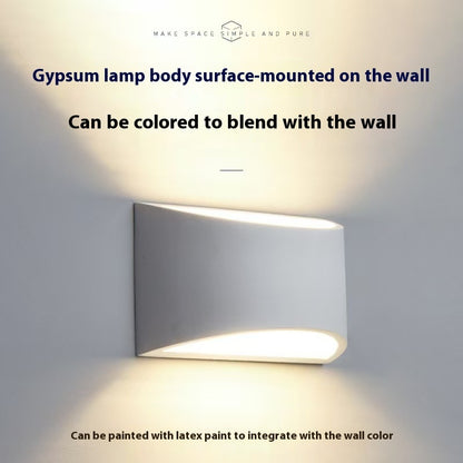 Plaster Wall Lamp Simple Nordic Atmosphere