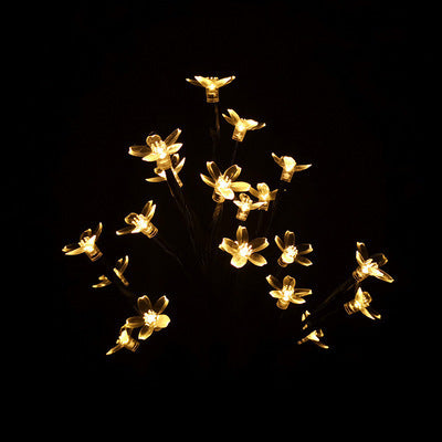 Solar Floor Outlet Cherry Blossom Street Lamp