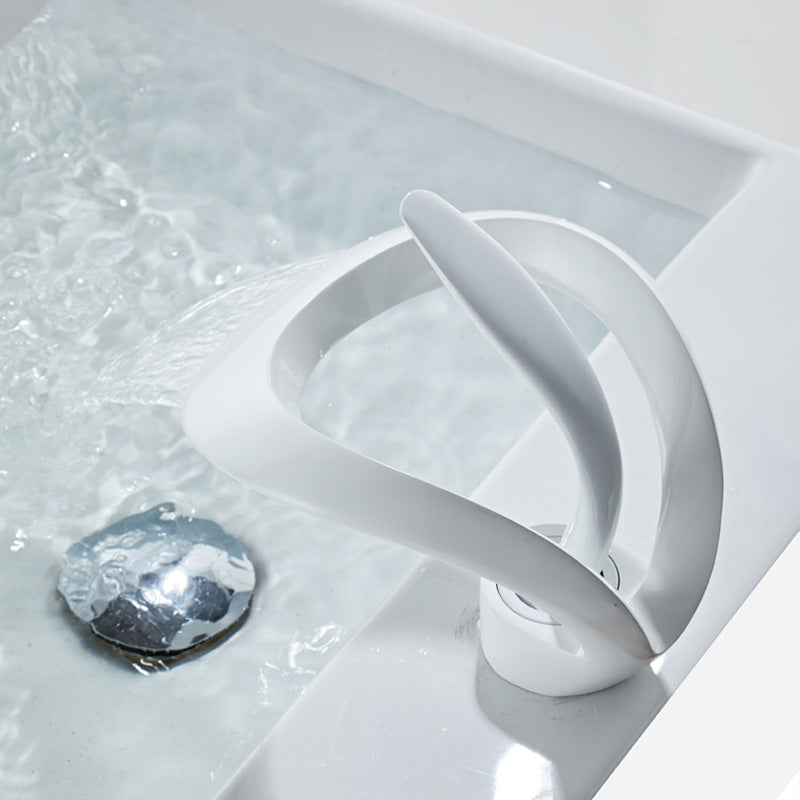 Gun Grey Creative Personality Waterfall Sink Faucet