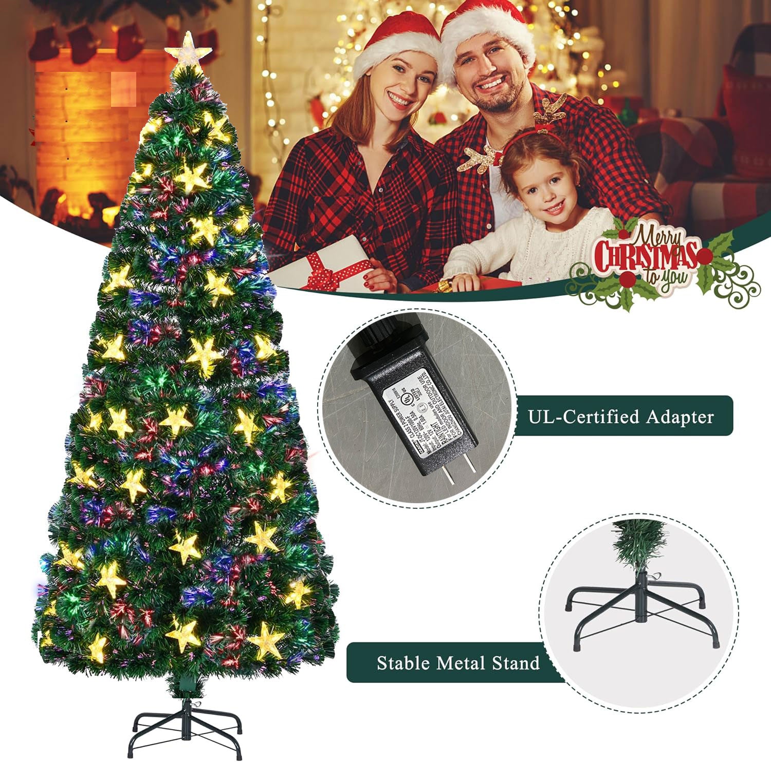 Fiber Optic Christmas Tree