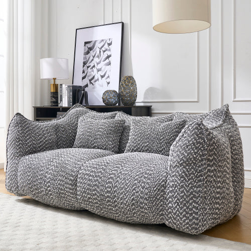 Boucle Bean Bag Chair