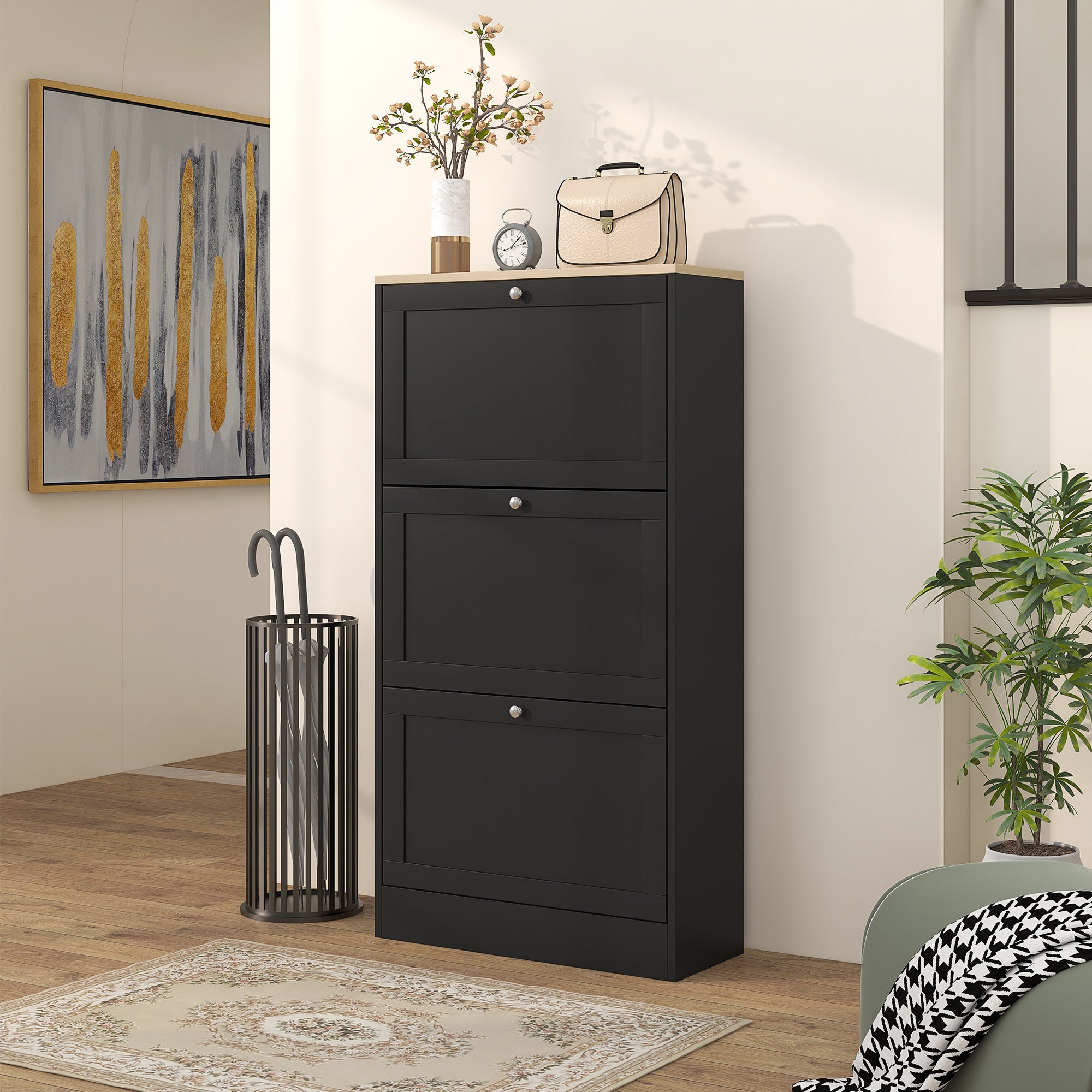 Portable Shoe Storage Cabinet