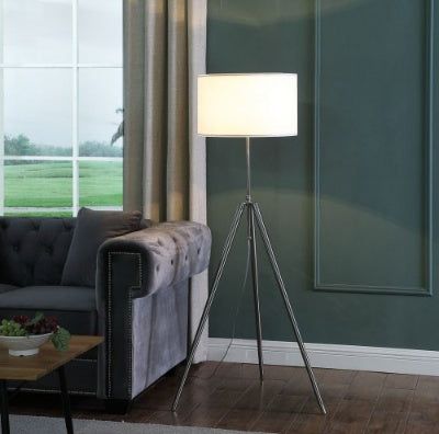 Chrome Adjustable Floor Lamp