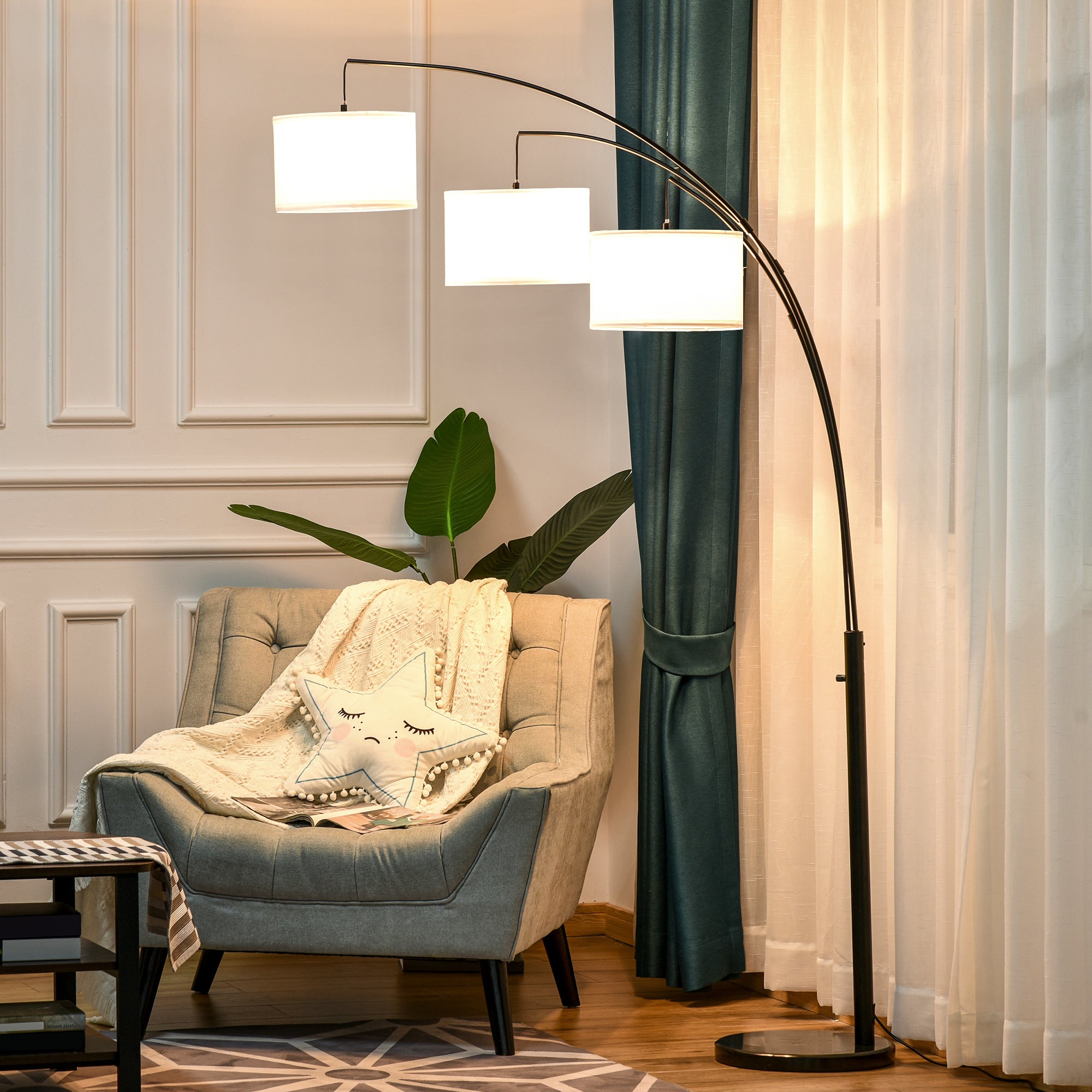 Adjustable Table Floor Lamp