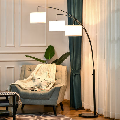 3 Piece Table Floor Lamp Set with Pole