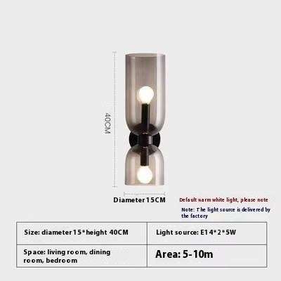 Creative Living Room Background Wall Glass Wall Lamp