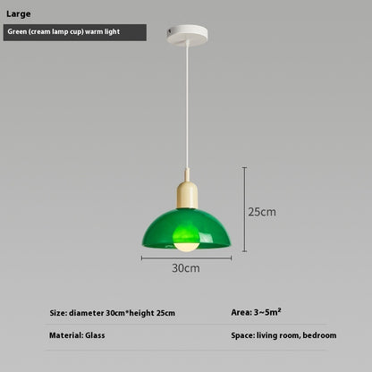 Antique Chandelier Restaurant Simple Modern Bauhaus Creative Glass Retro