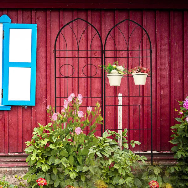 Tall Metal Garden Trellis