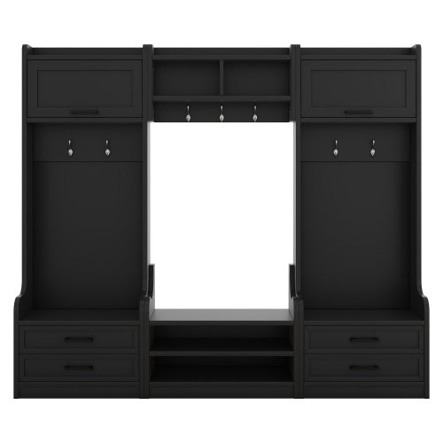 Black Hall Tree Storage