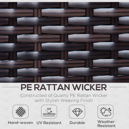 5-Piece Patio Furniture Set with Cushions