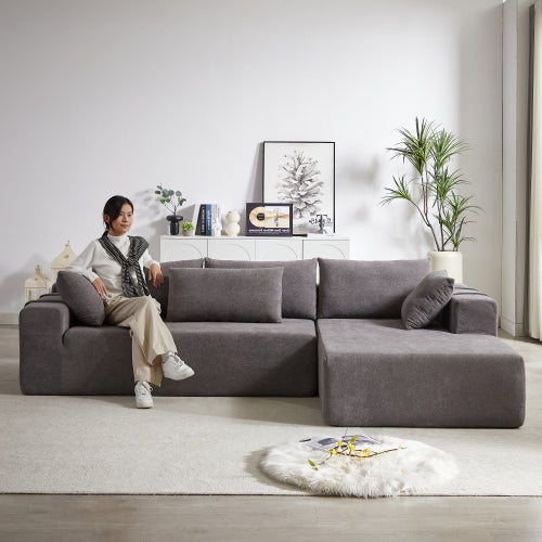 Chenille Modular Sectional Sofa