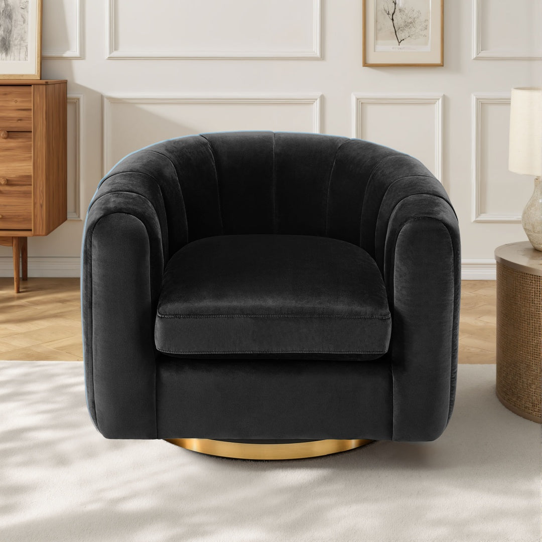 Velvet Rotary Single Sofa