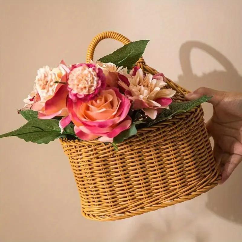 Rattan Wall Storage Baskets