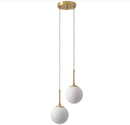 Bedroom Bedside Glass Single Head Small Chandelier