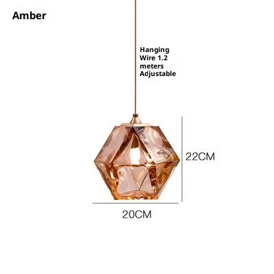 Nordic Modern Minimalist Creative Glass Chandelier