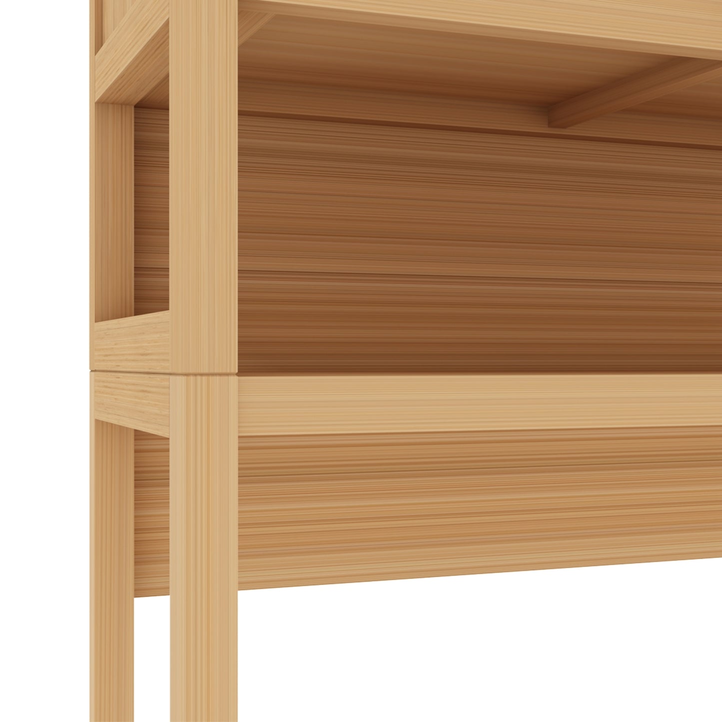 Toilet Storage Rack, Independent Bathroom, Laundry Room, Space Saving, Natural Color