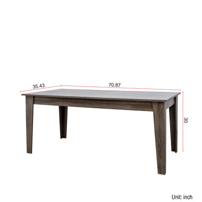 Dining Table,106.3 In Large Extendable Kitchen Table