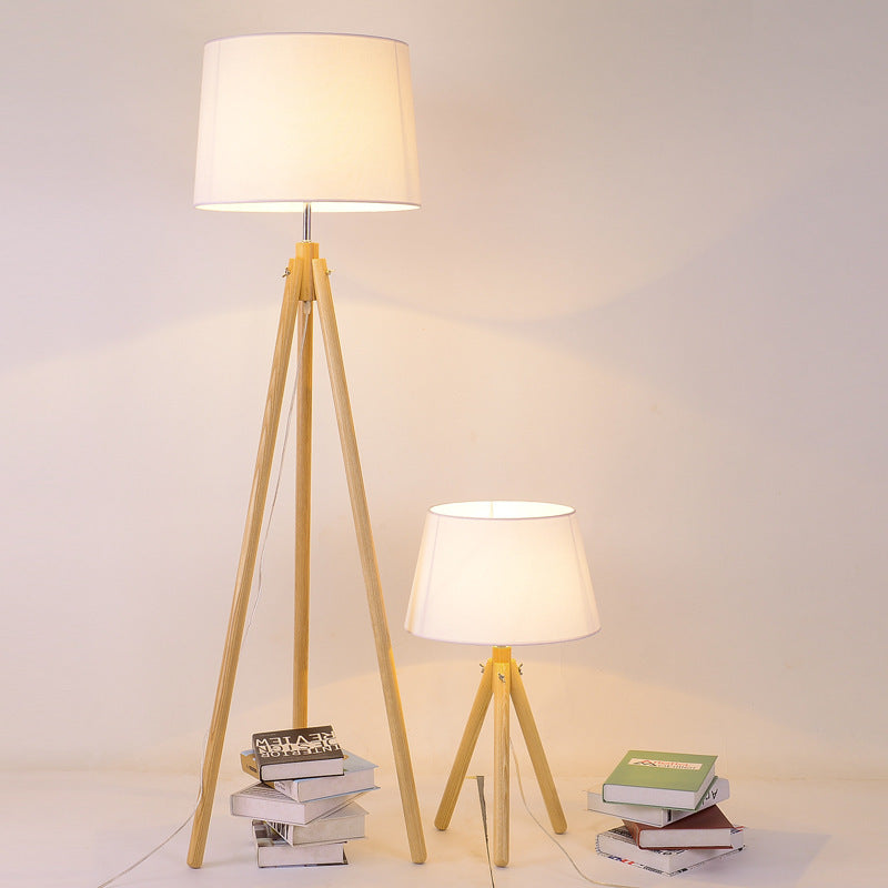 Linen Ash Floor Lamp