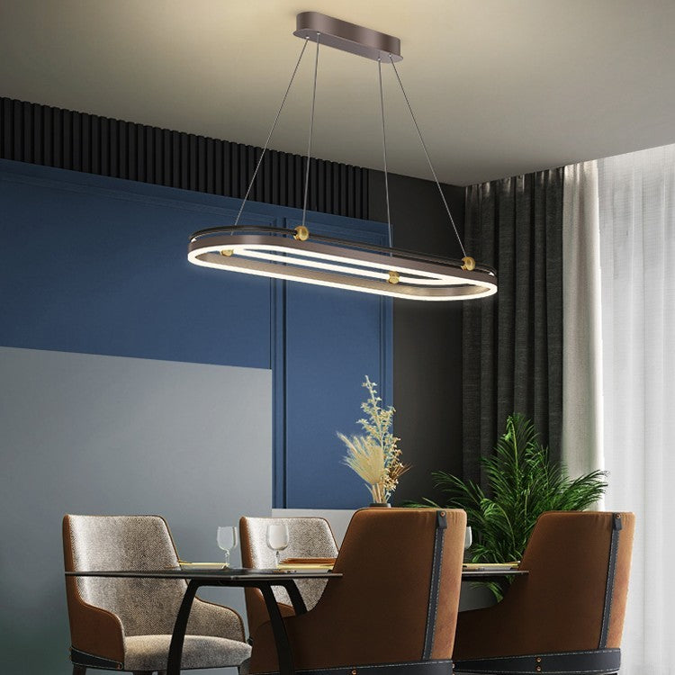 Aluminum Long Chandelier
