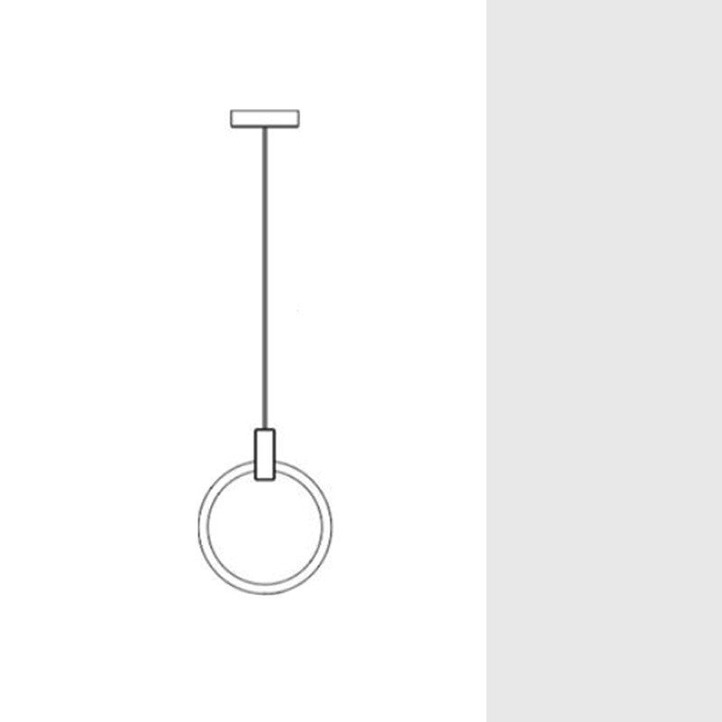 Wooden Ring Pendant Lamp