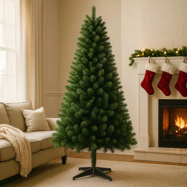 Green Unlit Christmas Tree
