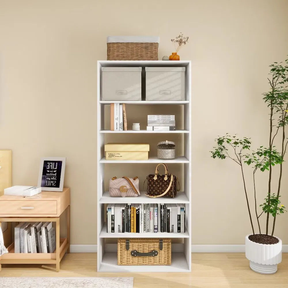 Wooden Closet System Modern Open Wardrobe Bedroom