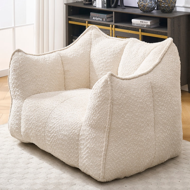 Boucle Bean Bag Chair