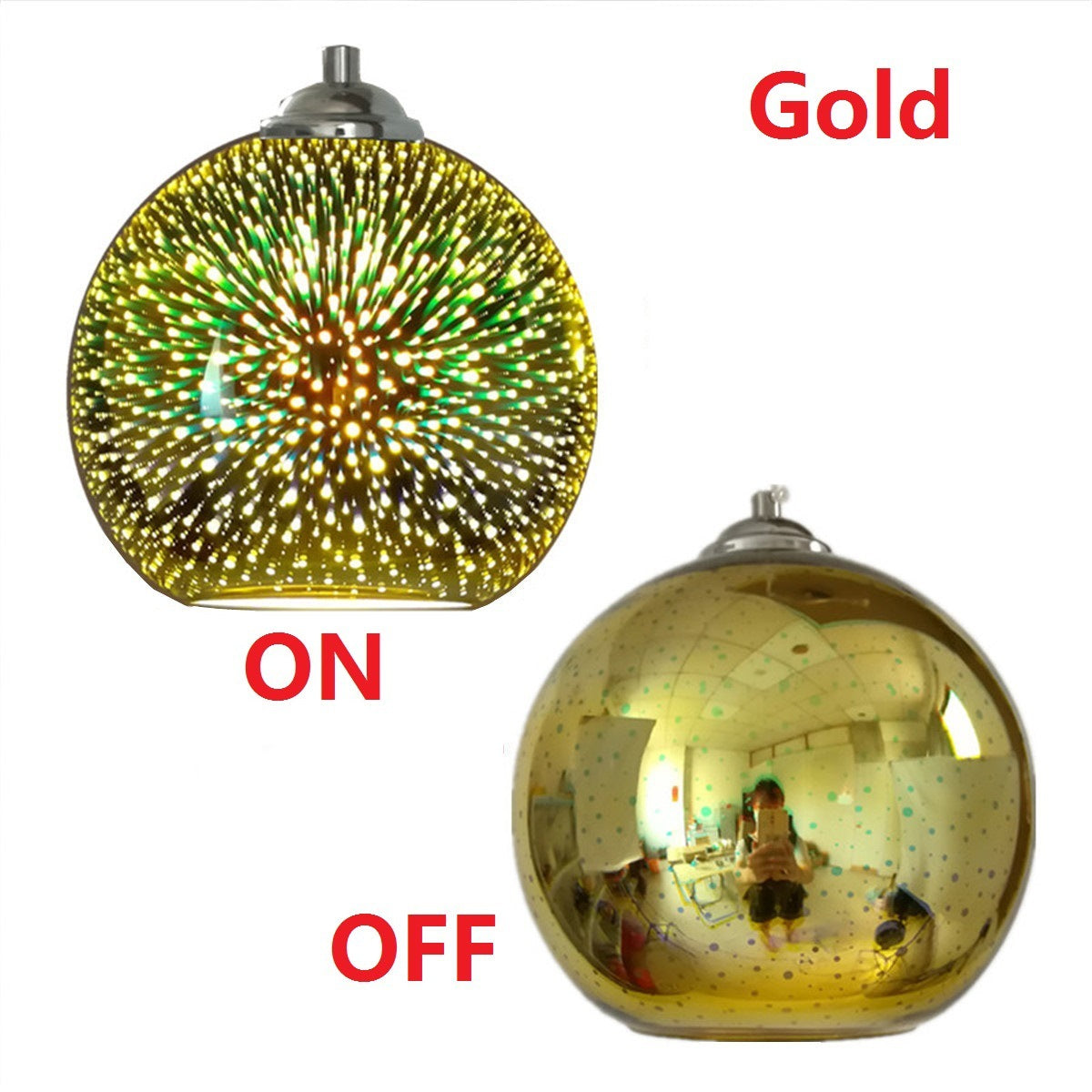 Colorful Glass Ball Chandelier