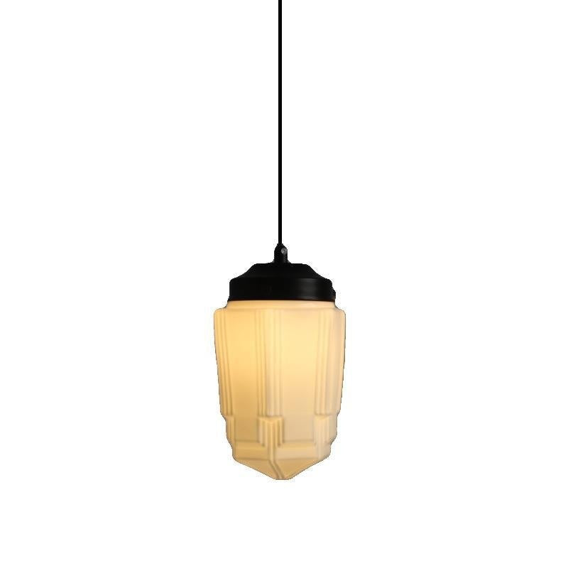 Simple Personality Retro Industrial Style Living Room Dining Room Single Head Cream Chandelier