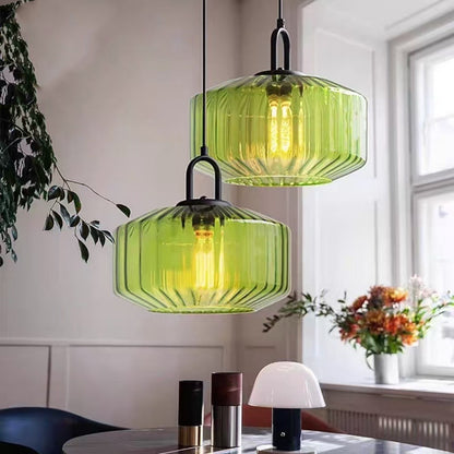 High Grade Stained Glass Chandelier