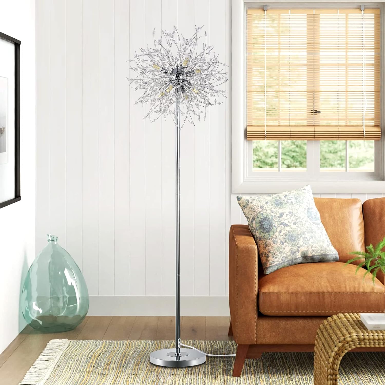 Modern Crystal Floor Lamp