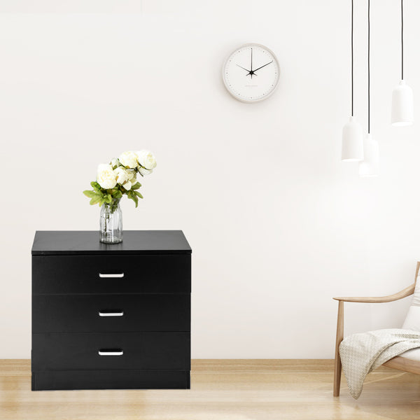 Black Modern Bedside Table