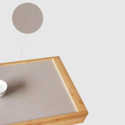 Bamboo Folding Table Coffee Table, Tatami Windowsill Low Table Bedside Table, Portable Tea Tray For Bedroom Living Room Home Office.